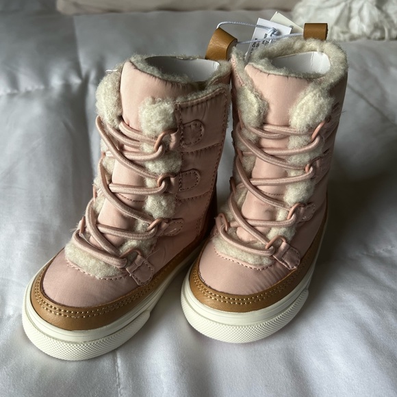 SHERPA LINED SNEAKER BOOTS FOR TODDLER - Picture 4 of 6